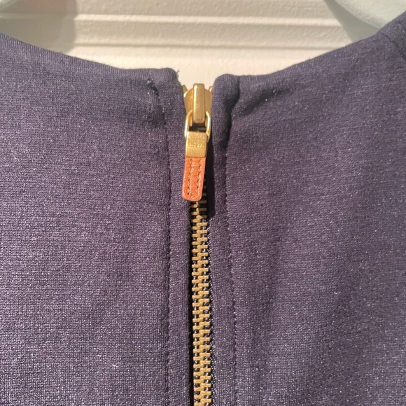 Ralph Lauren Navy Dress w gold zipper - Picture 6 of 6